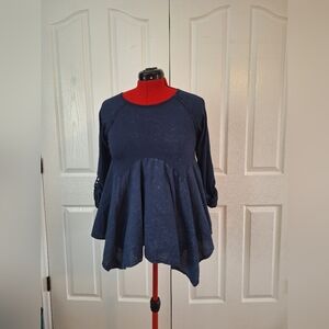 Altar'd State Navy Blue Women's Top